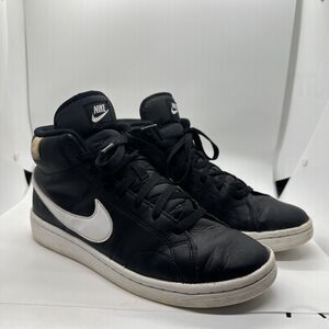 Size 8.5 Men’s Nike Court Royale 2 Mid Black Onyx